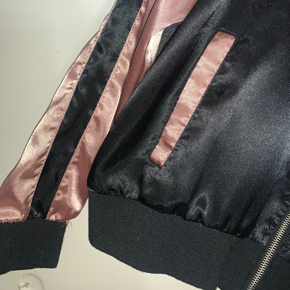 Silk Fancy Zip Up Jacket - Picture 2 of 4